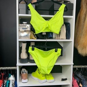 Neon Yellow Bikini NWT